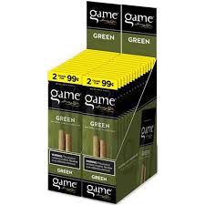 GAME 2/99  GREEN NATURAL LEAF CIGARILLOS