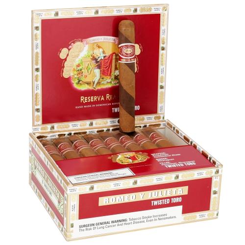 ROMEO Y JULIETA RESERVA REAL MIDNIGHT TWISTED TORO 6X54 (25