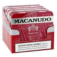 MACANUDO INSPIRADO RED MINIS 3X20 20/5 TINS (100)