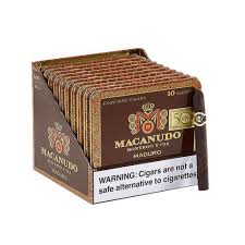 MACANUDO MADURO ASCOTS 43/16X32 10/10 TINS (100)