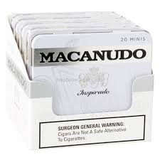 MACANUDO INSPIRADO WHITE MINIS 3X20 20/5 TINS (100)