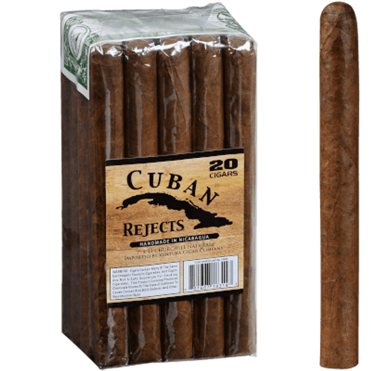 CUBAN REJECTS  CHURCHILL  NATURAL BUNDLE 7X48 (20)