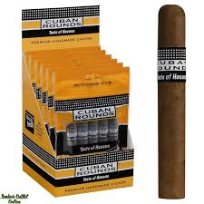 CUBAN ROUNDS NATURAL PETITE CORONA 4X40  6/5PCKS