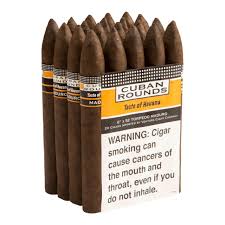 CUBAN ROUNDS TORPEDO MADURO BNDL 6X52  (20)