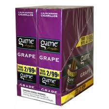 [INTREF003964] GAME 2/99  GRAPE   NATURAL LEAF CIGARILLOS
