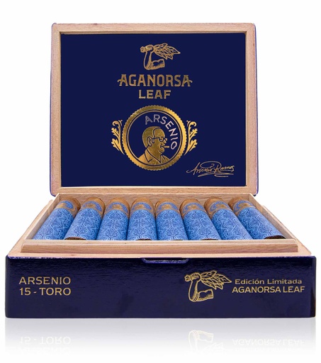 [INTREF000748] AGANORSA LEAF ARSENIO ROBUSTO 5 1/4X54  (15)