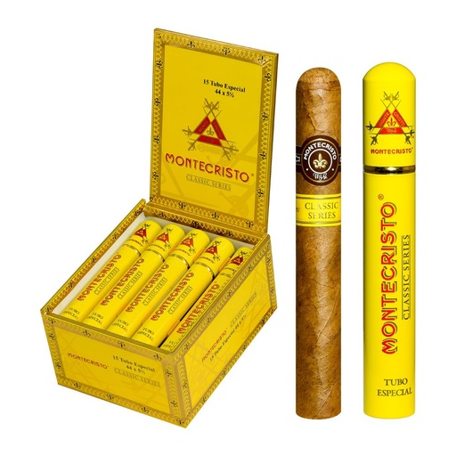 [INTREF006682] MONTECRISTO CLASSIC SERIES Yellow Tubo Especial