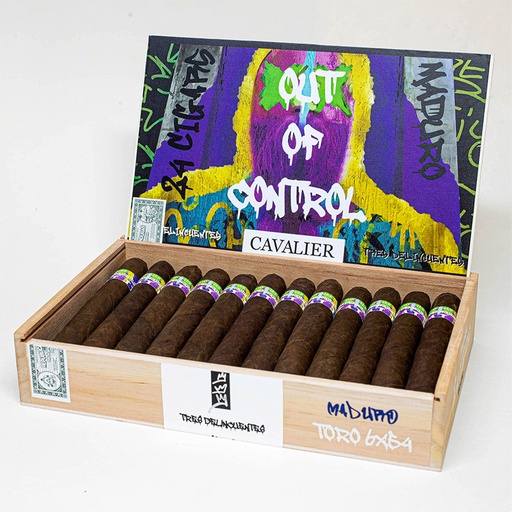 [INTREF002363] CAVALIER TRES DELINCUENTES MADURO GORDO 61/4X60(24)