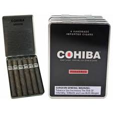 [INTREF002615] COHIBA BLACK PEQUENO 4 3/16 X 36.6/5 TINS (30)