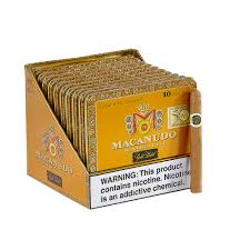 [INTREF006200] MACANUDO GOLD LABEL ASCOTS 4 3/16X32 10/10 TINS  (100)