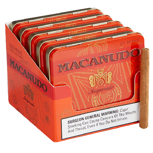 [INTREF006124] MACANUDO INSPIRADO ORANGE 4 3/16 X 32 10/10 TINS (100)