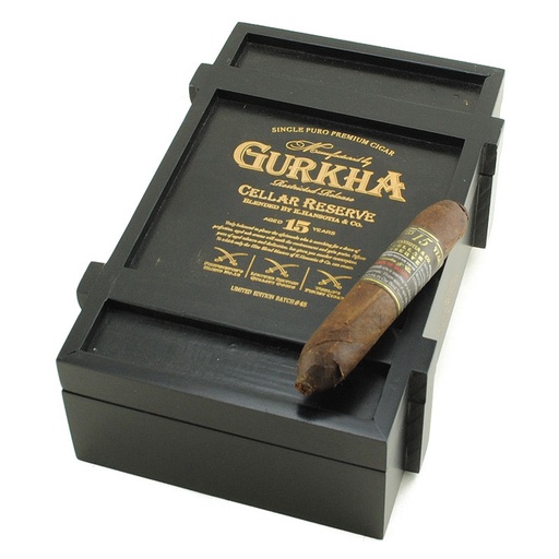 [INTREF004474] GURKHA CELLAR 15YR SOLARA DOUBLE ROBUSTO MADURO  (20)