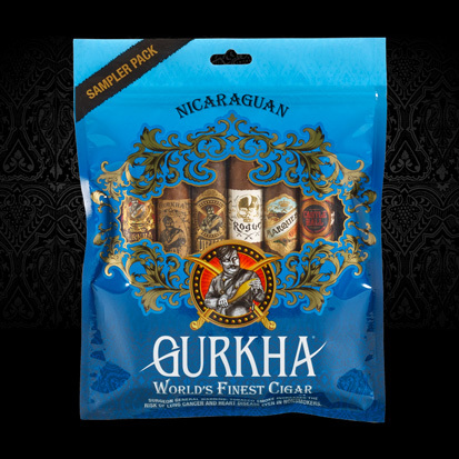 [INTREF004547] GURKHA NIC BLUE 8 POUCHES 6 CIGARS  (48)