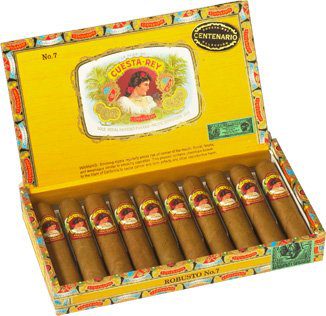 [INTREF002846] CUESTA REY CENTENARIO ROBUSTO #7 MAD BX 10(41/2X50)