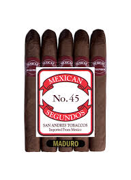 [INTREF006376] MEXICAN SEGUNDOS #45 MADURO 20(51/16X44) BUNDLE