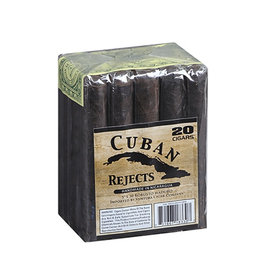 [INTREF011985] CUBAN REJECTS ROBUSTO MADURO BUNDLE 5X50  (20)