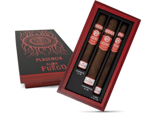 [INTREF008134] PLASENCIA ALMA DEL FUEGO 3 PACK CIGAR SAMPLER